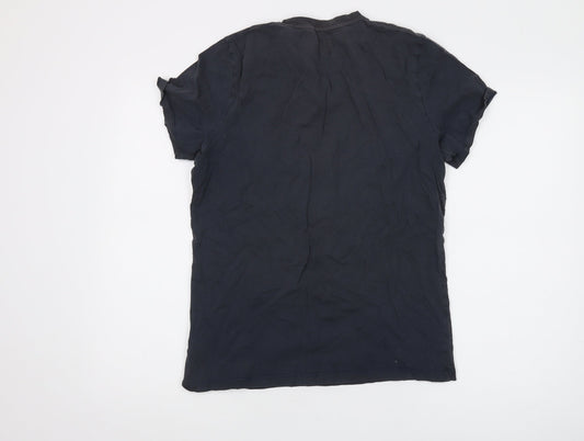 Jack Wills Men's Black Logo T-Shirt, Medium, Classic Fit