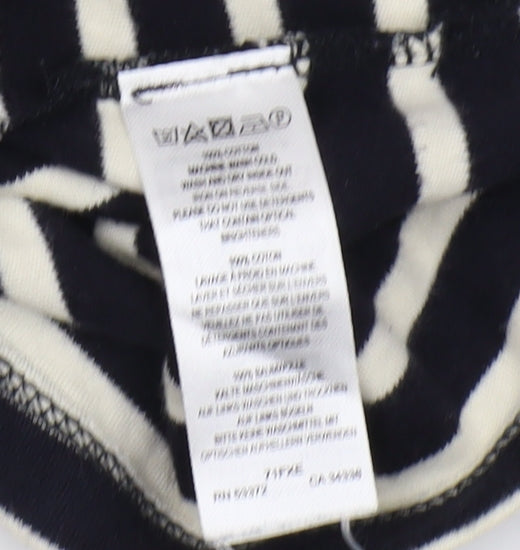 Brand and care label for French Connection Women's Stripe Shift Dress, size 10