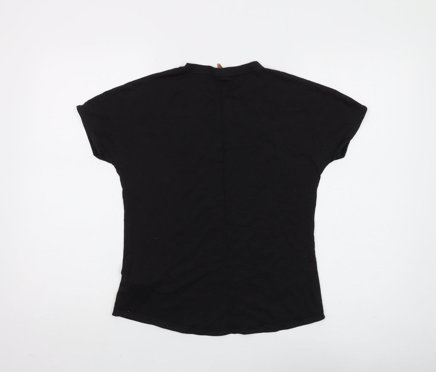 Puma Women's Black T-Shirt, Size S, Short Sleeve Casual