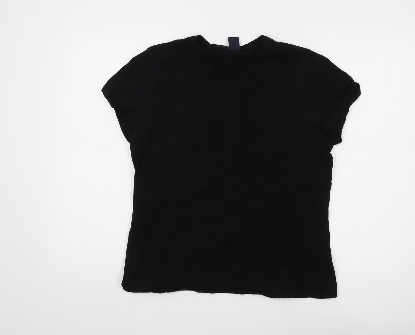 GAP Women's Black Basic T-Shirt - Size L