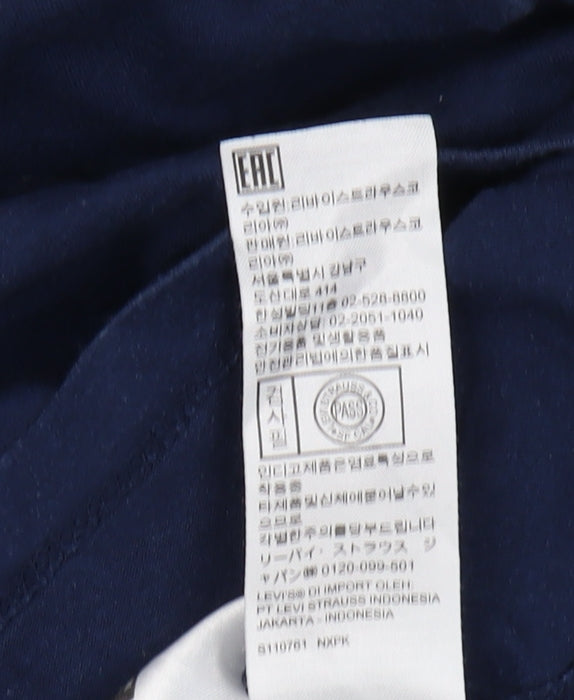 Levi's Men's Blue Slim Fit Cotton T-Shirt, Size L