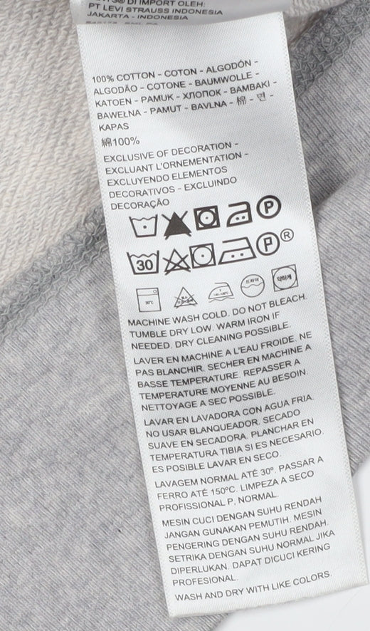 Levi's Men's Grey Pullover Sweatshirt Small