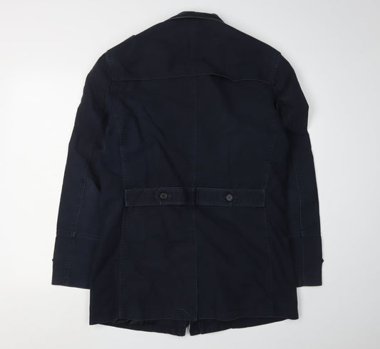 Jules Unisex Blue Military Jacket - L