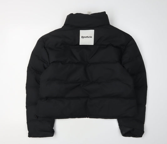 Reebok Women's Black Puffer Jacket Size 8