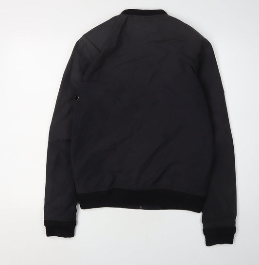 Superdry Men’s Black Bomber Jacket Size S