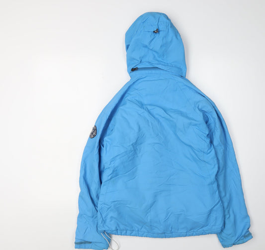 TOG24 Women's Blue Hooded Puffer Jacket Size 8-10