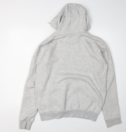McKenzie Men's Grey Pullover Hoodie Size L Logo