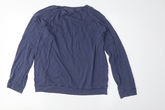 Fat Face Women's Blue Long Sleeve T-Shirt Size 8