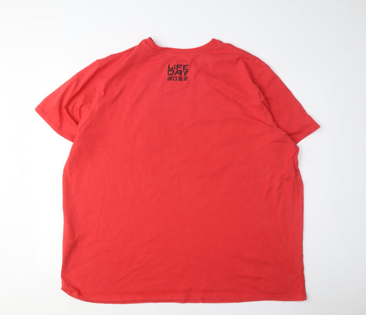 Star Wars Men's Red Chewbacca Graphic T-Shirt Size M