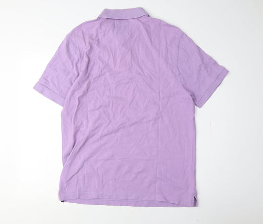 Austin Reed Men's Purple Polo Shirt L Casual