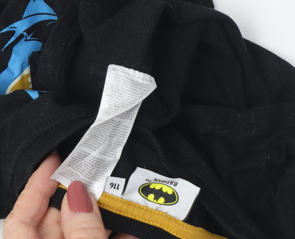 Boys Batman Black Long Sleeve T-Shirt, 11 Years