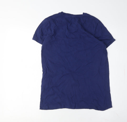 Levi's Unisex Blue Cotton Crew Neck T-Shirt XS