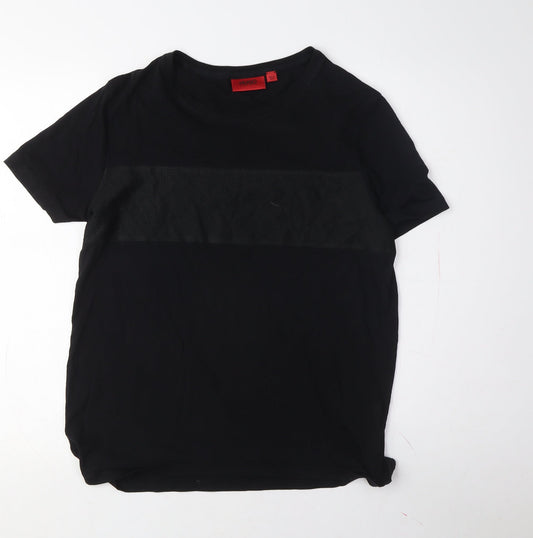 Hugo Boss Men's Black Medium Crew Neck T-Shirt