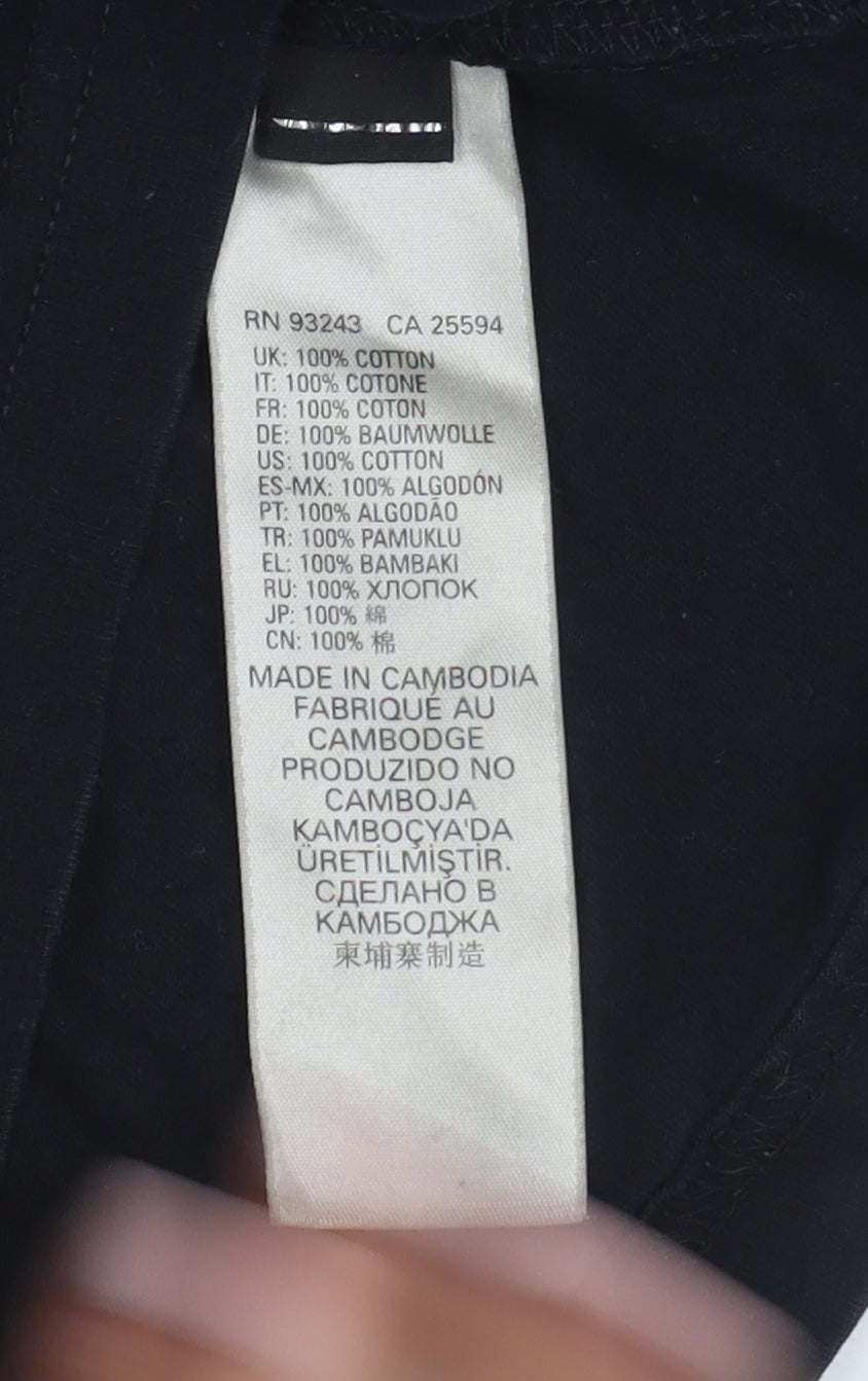 Diesel Black Unisex T-Shirt, S, Casual Crew Neck Cotton