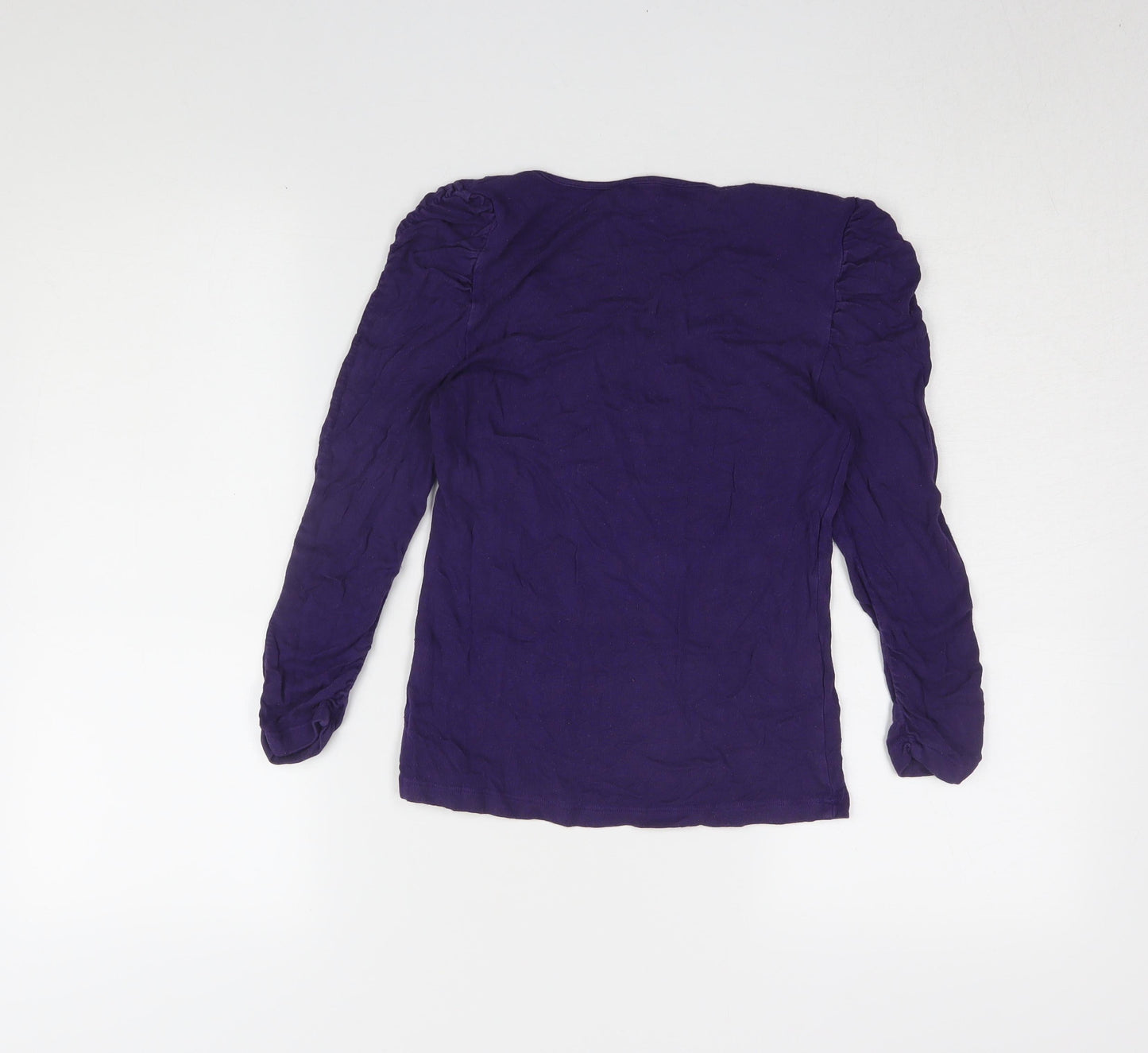 NISSA Women’s Purple Long Sleeve Scoop Neck Top Size 6