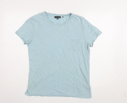 Superdry Women's Blue Short Sleeve Basic T-Shirt