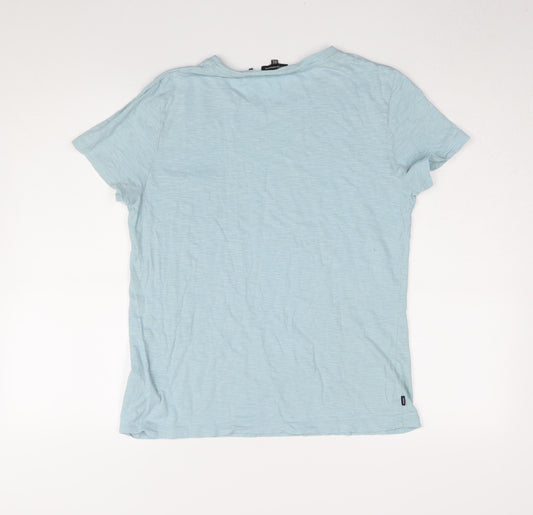 Superdry Women's Blue Short Sleeve Basic T-Shirt