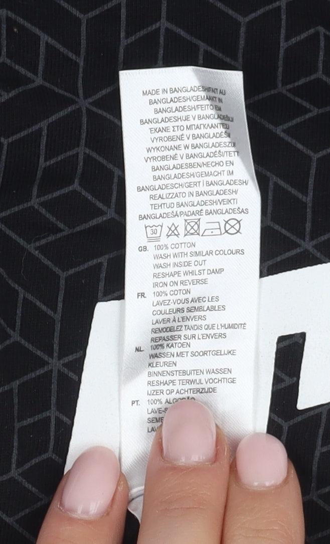 Everlast Men's Black XL Cotton Logo T-Shirt New