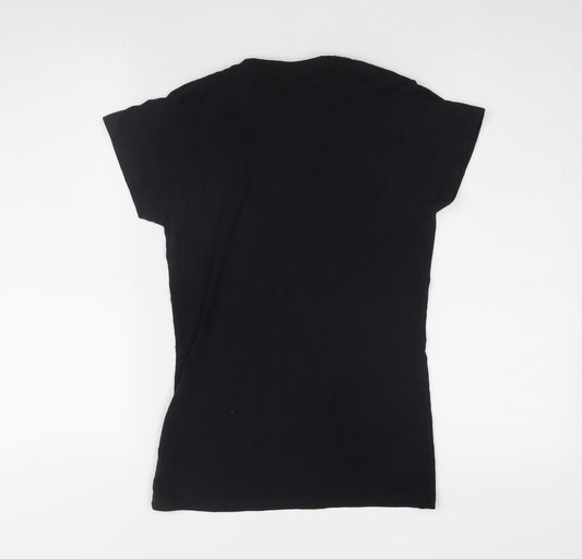 UFC Unisex Black T-Shirt, Size S, Casual Crew Neck