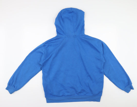 Disney Unisex Blue Pullover Hoodie - M, Cartoon Graphic