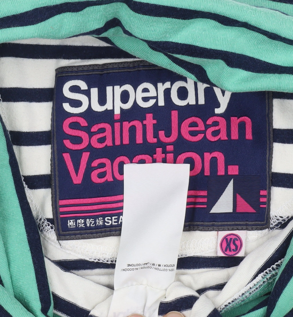 Superdry Womens XS Striped Tunic Jumper