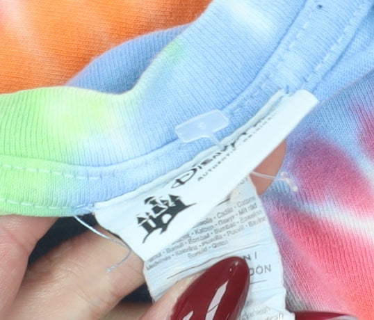 Disney Unisex Multicoloured Tie-Dye T-Shirt M