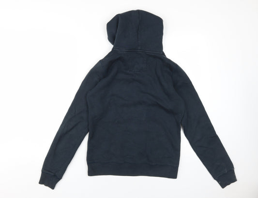 Womens UK 8 Regular Jack Wills Black Pullover Hoodie