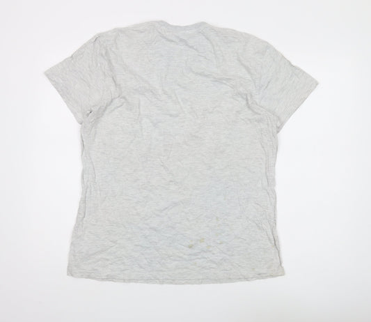 Disney Women's Grey Grumpy T-Shirt, Size L