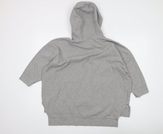 Jack Wills Women's Grey Hoodie Size 10