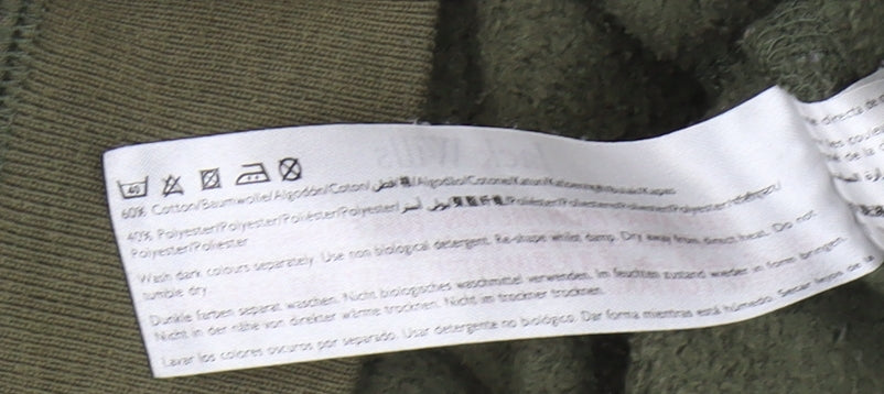 Jack Wills Women’s Green Full Zip Hoodie Size 6