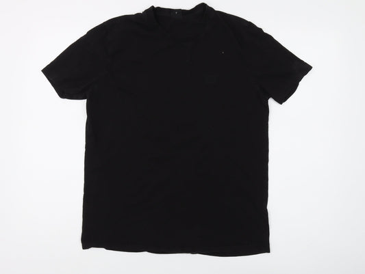 Hugo Boss Men's Black T-Shirt, Size S, Regular Fit