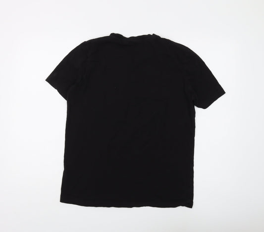 Hugo Boss Men's Black T-Shirt, Size S, Regular Fit