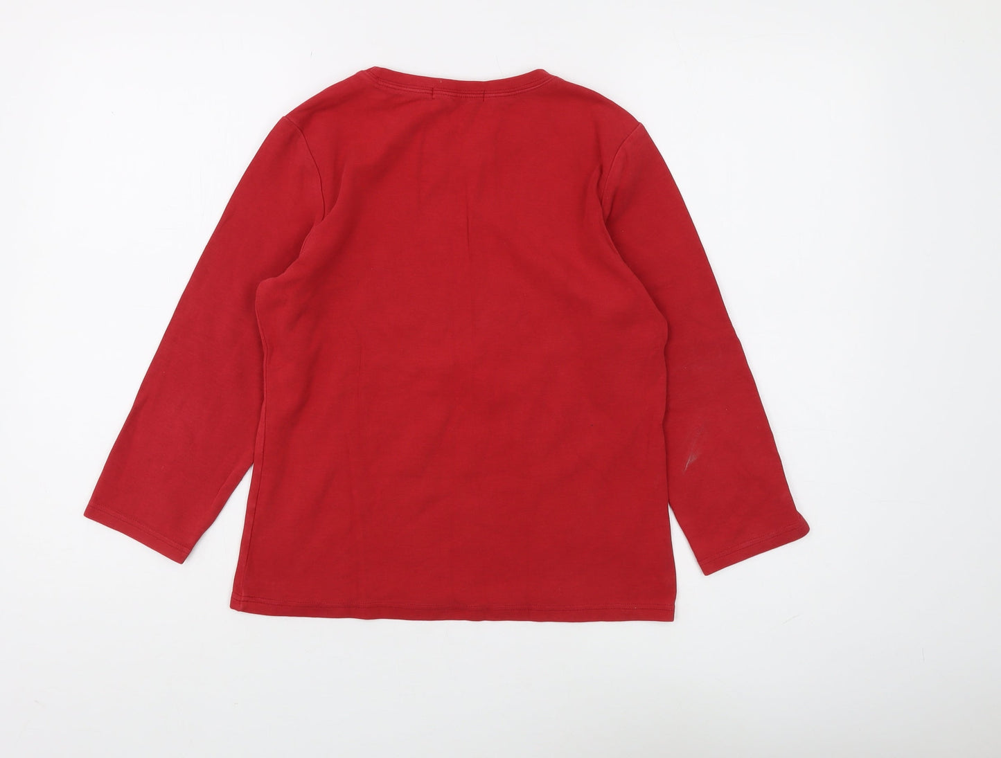 Hawkshead Women's Red Long Sleeve Basic T-Shirt S