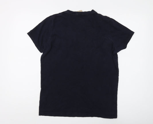 Hollister Men’s Blue Crew Neck T-Shirt, Size S