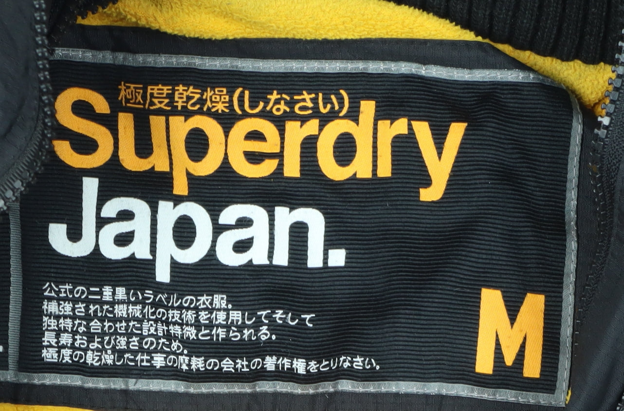 Superdry Men's Black Hooded Jacket M Casual Urban
