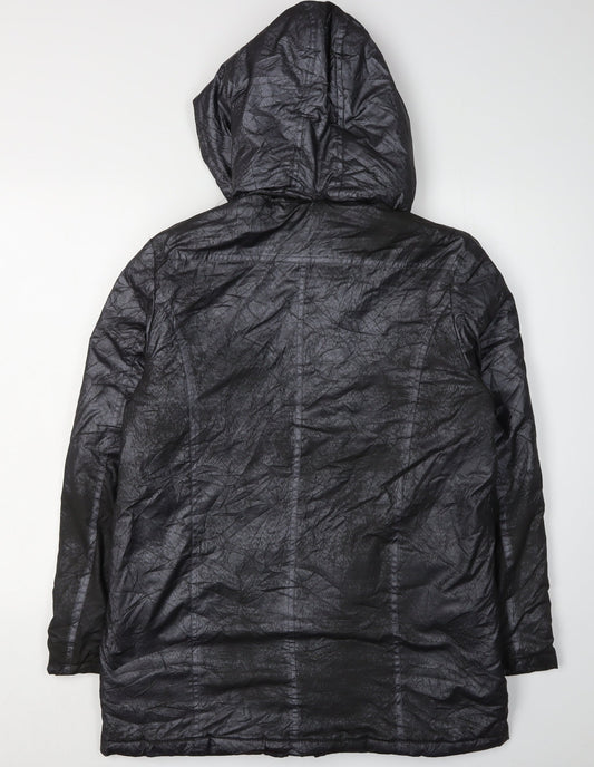 Katherine Hammond Women's Black Parka Jacket S