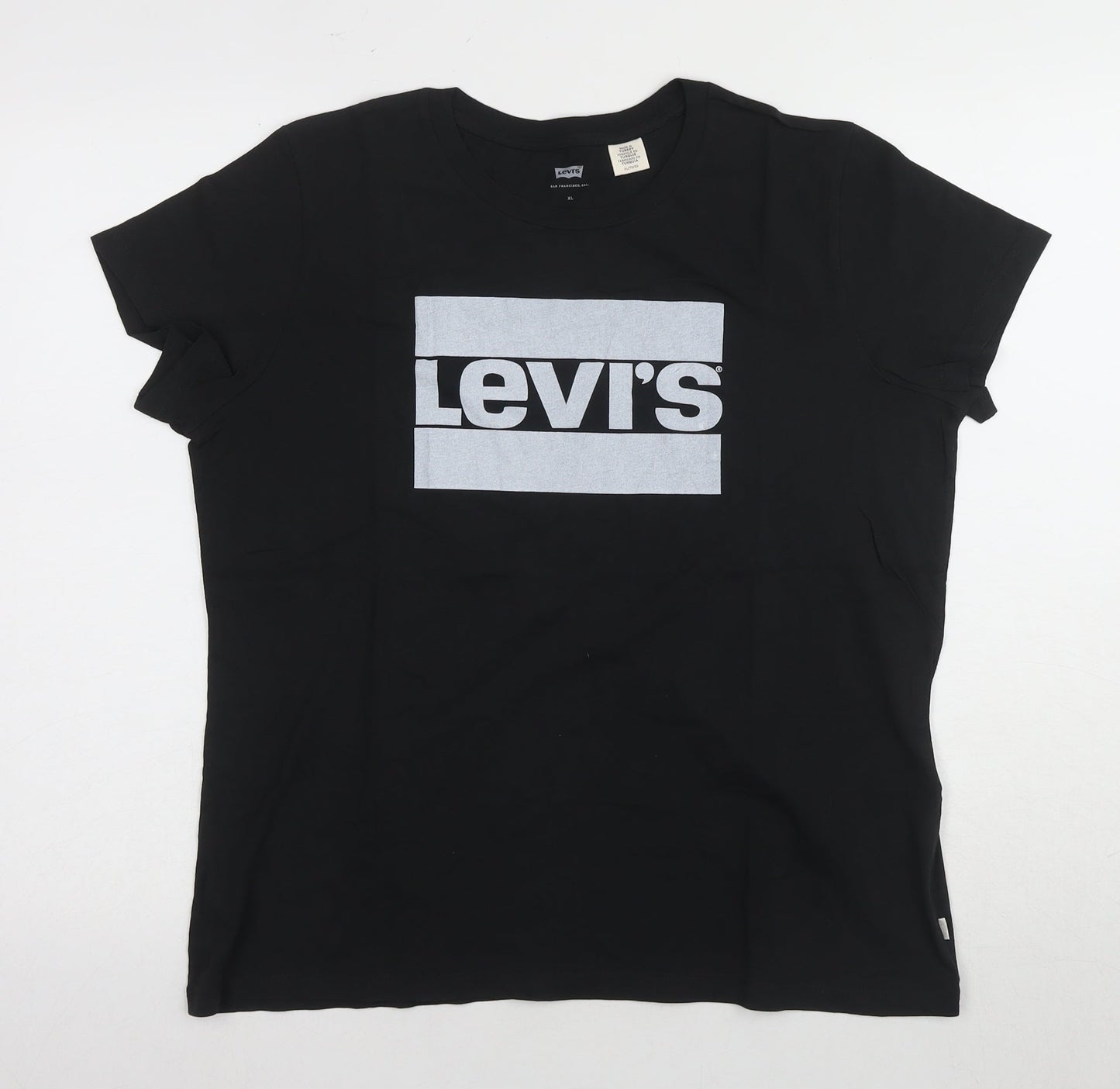 Levi's Unisex Black Crew Neck T-Shirt XL