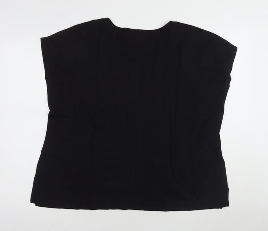 Superdry Women's Black XL T-Shirt, Graphic, Casual