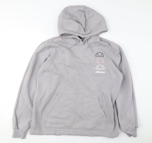 Ellesse Women's Grey Pullover Hoodie Size 14