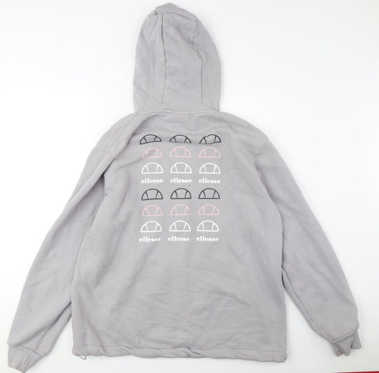 Ellesse Women's Grey Pullover Hoodie Size 14