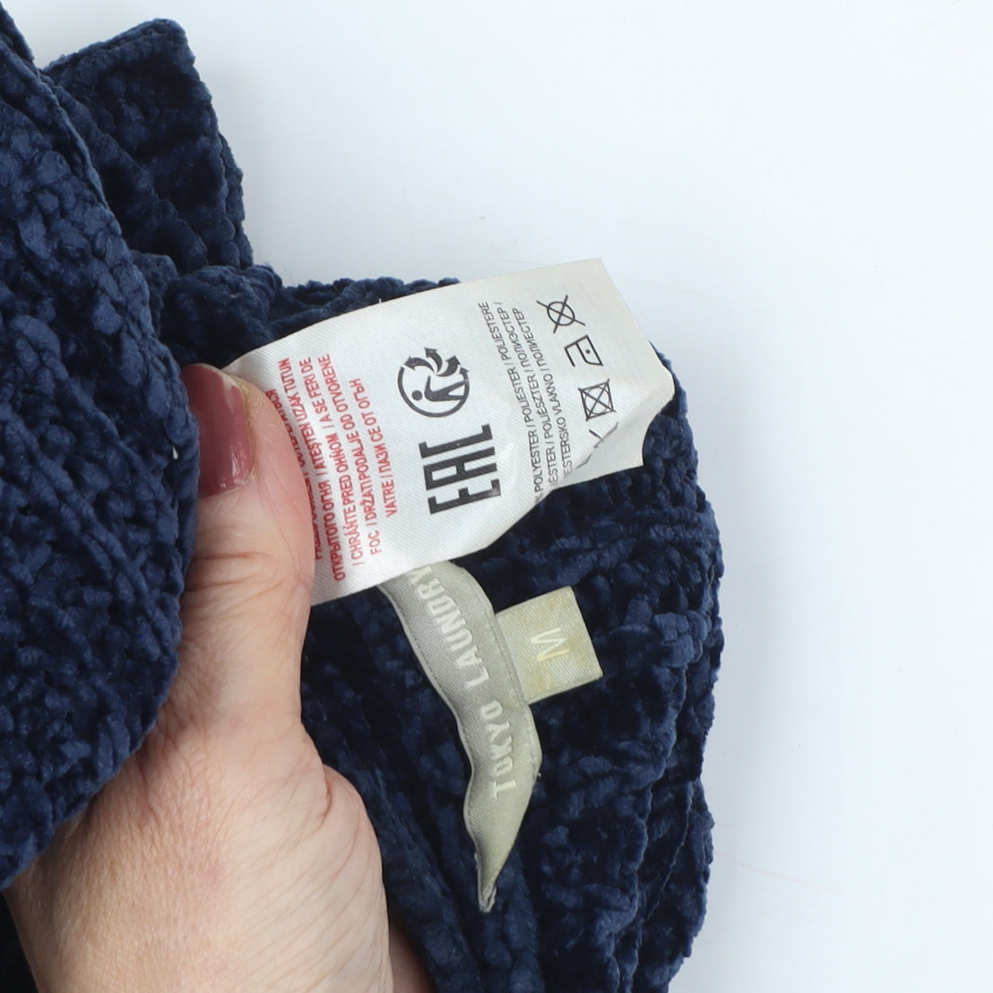 Tokyo Laundry Women's Blue Cardigan, Size M, Relaxed Fit