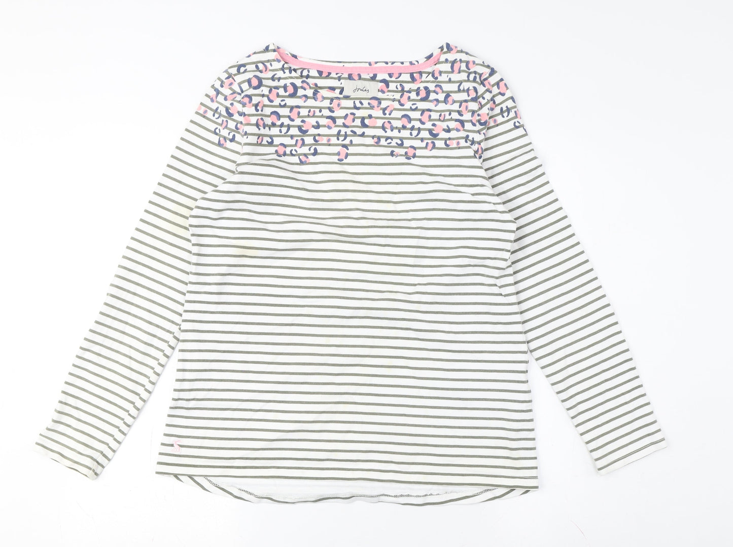 Joules Women's Multicoloured Stripe T-Shirt Size 10