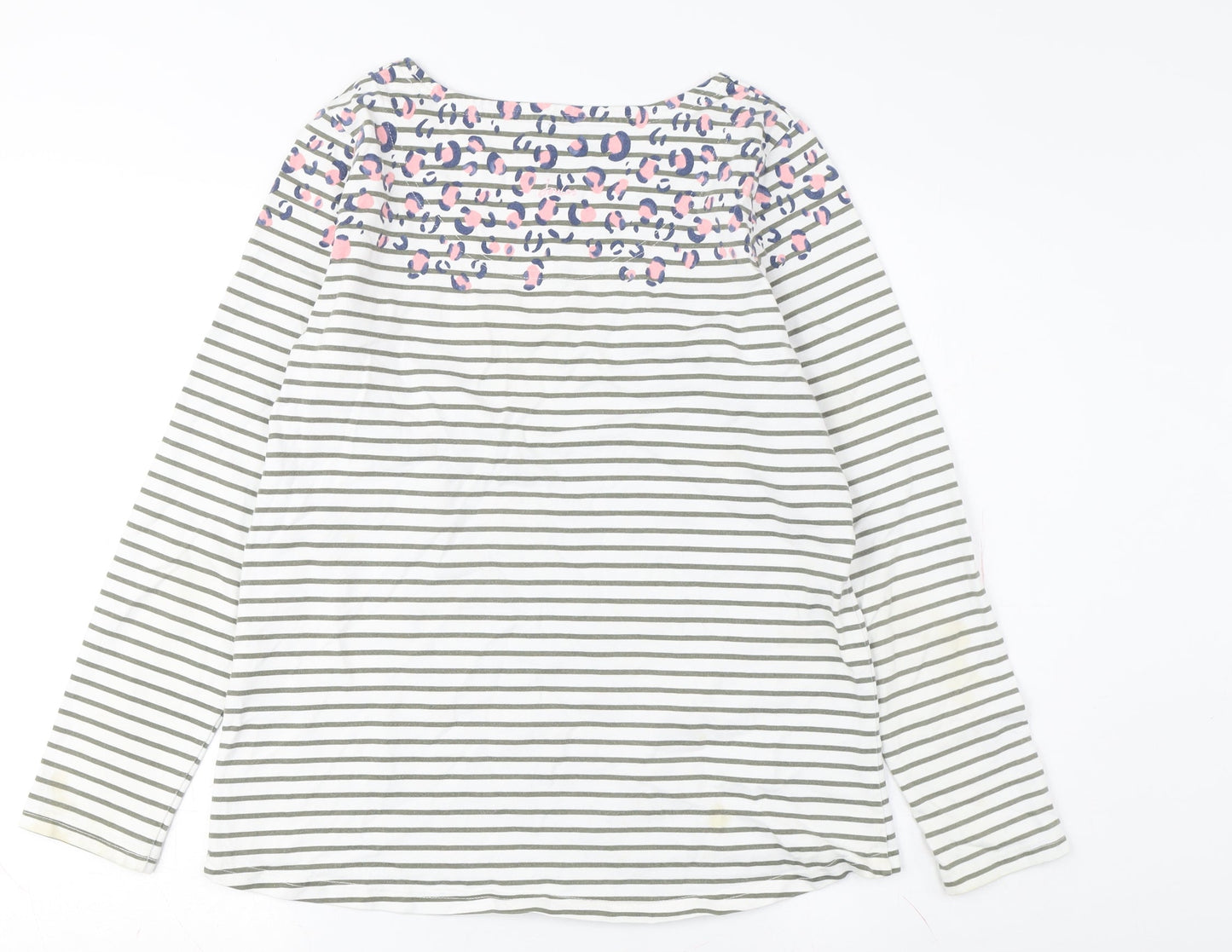 Joules Women's Multicoloured Stripe T-Shirt Size 10