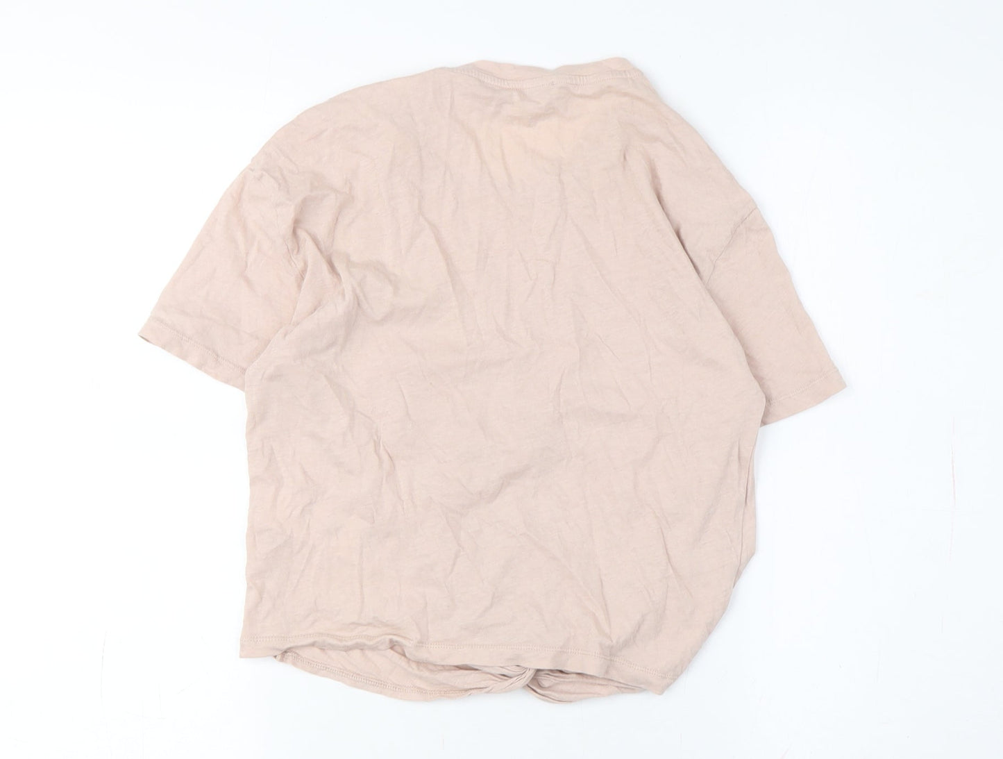 AllSaints Women's Beige Basic T-Shirt M