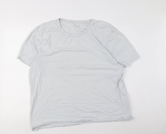 AllSaints Men's Grey Relaxed Fit Crew Neck T-Shirt