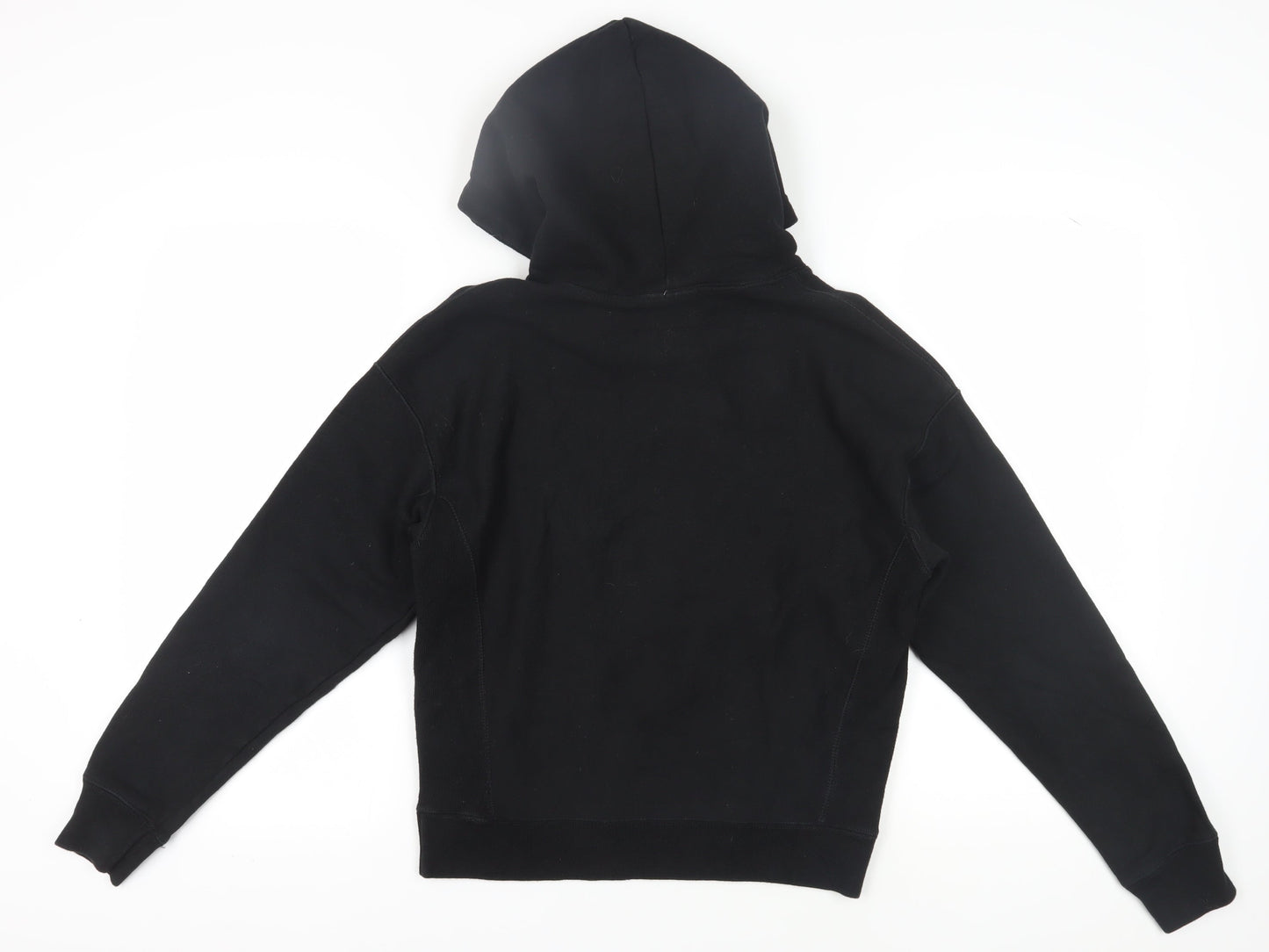 Champion Unisex Black Pullover Hoodie, Small, Casual Style
