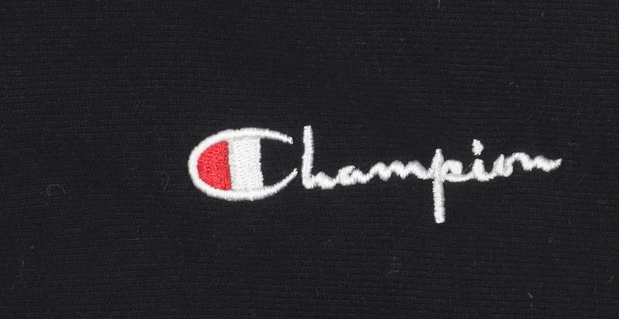 Champion Unisex Black Pullover Hoodie, Small, Casual Style