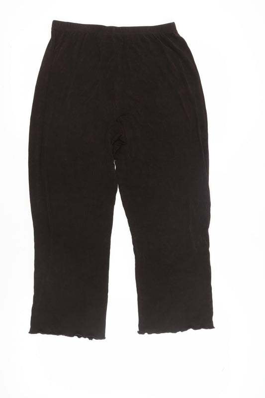 Chico's Brown Relaxed Fit Women's Trousers XS
