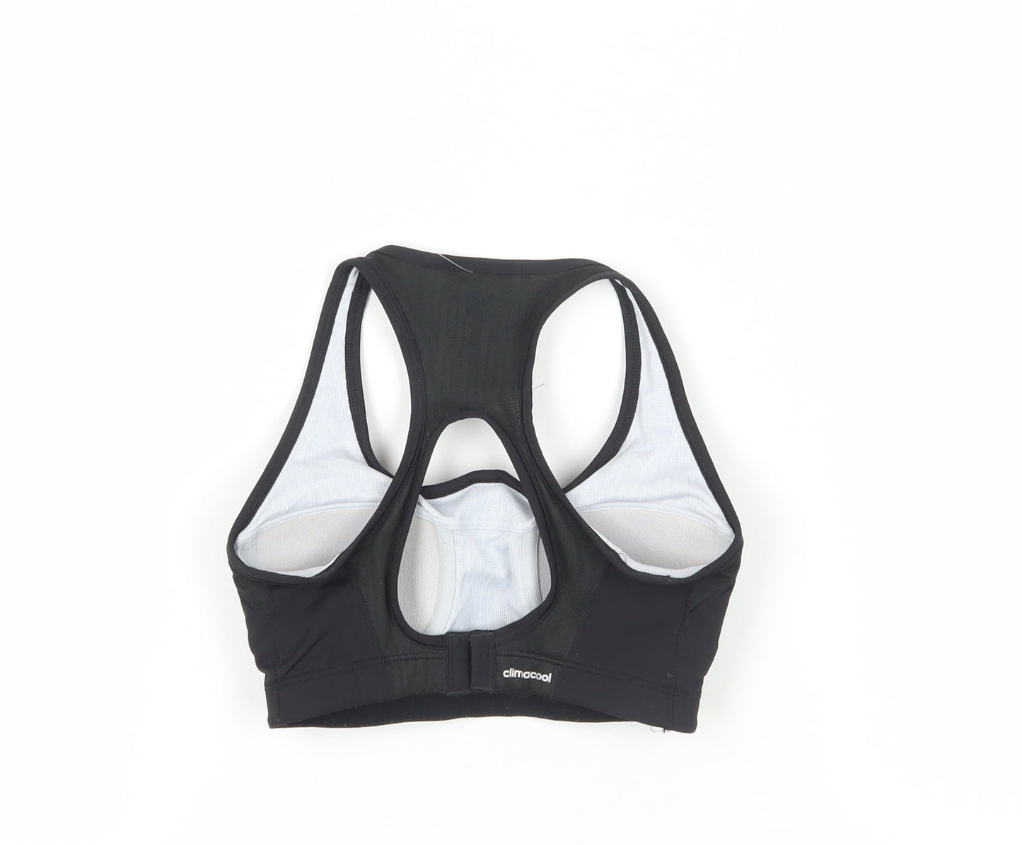 Adidas Women's Black Cropped Tank Top - Size 6, Athletic Fit