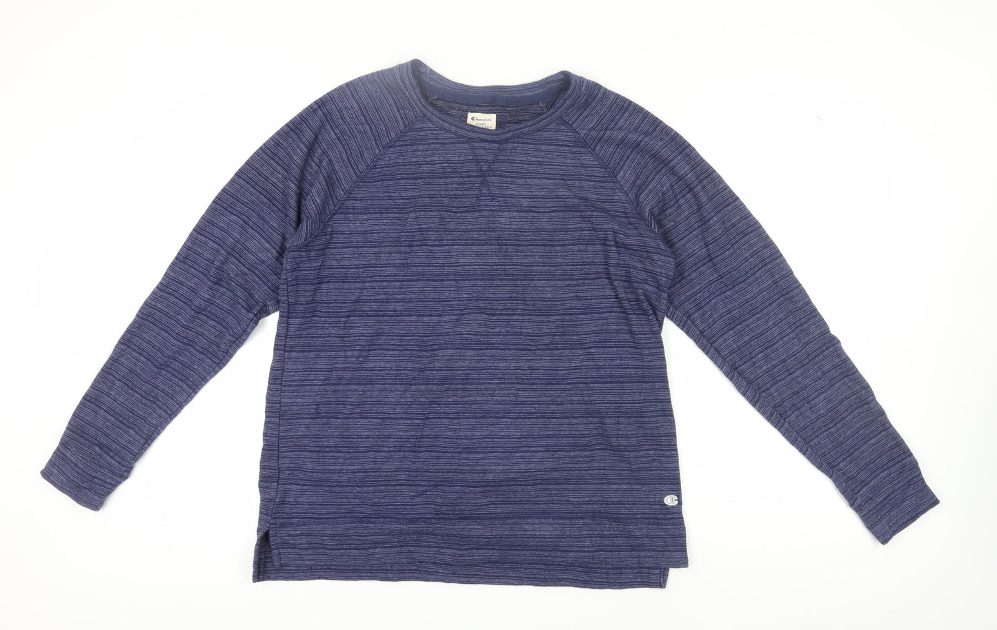 Champion Men’s Blue XL Pullover Striped Sweatshirt